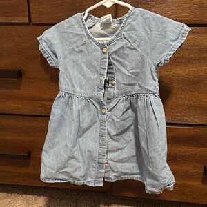 H&M Denim Dress 9 months